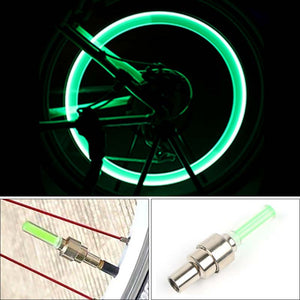 Mini LED Bicycle Lights Install at Bicycle Wheel Tire Valve's Cycling Bicycle Accessories Bike LED Light Bike Riding Lamps Gift